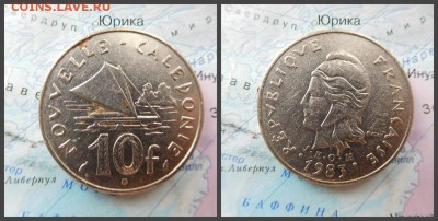 Новая Каледония 10 франков, 1983г - 1