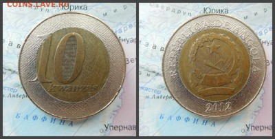 Ангола 10 кванз, 2012г - 8