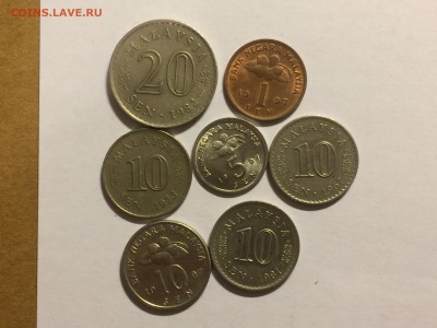 Инострань Малазия , индонезия , тайланд, иран (23 монеты) - image