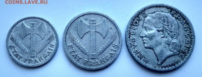 Франция 1,2,5 франков 1942-1945 до 26.07.18 в 22.00 мск - IMG_20180724_122915_HDR