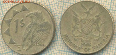 Намибия 1 доллар 2006 г., до 01.08.2018 г. 22.00 по Москве - Намибия 1 доллар 2006  2302