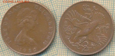 Мэн 2 пенса 1980 г., до 01.08.2018 г. 22.00 по Москве - Мэн 2 пенса 1980  2311