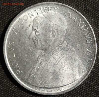С РУБ.ВАТИКАН 10 лир 1967г. ПАПА ПАВЕЛ-VI UNC до 1.08. в 22 - IMG_3395.JPG