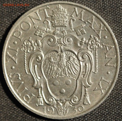 С РУБ.ВАТИКАН 1 лира 1930г. ПАПА ПИЙ-XI до 1.08. в 22-00 - IMG_3392.JPG