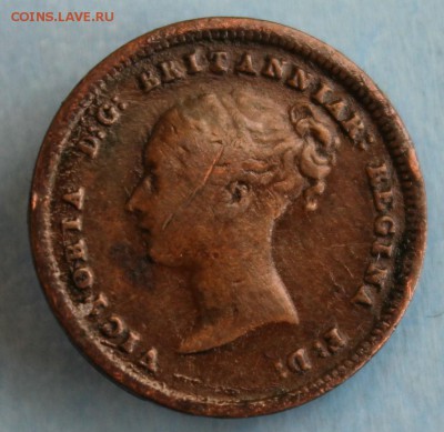 С РУБ. БРИТАНИЯ HALF FARTHING 1843г. ВИКТОРИЯ до 1.08. в 22 - IMG_3242.JPG