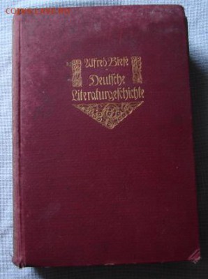 Книга История немецкой литературы 1918 г. - DSC05329.JPG