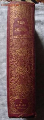 Книга История немецкой литературы 1918 г. - DSC05335.JPG