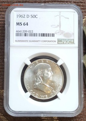 Слаб NGC MS 64.50 центов 1962 D.С 200 р.До 3.08.2018 в 22.00 - 20180728_113910