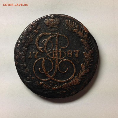 5 КОПЕЕК 1787г. ( КМ ) - 1 (3)