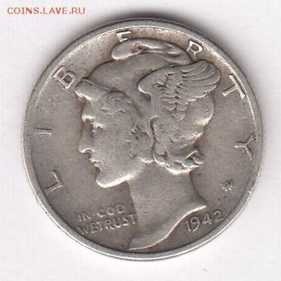 США, 3 монеты 1940-1944 до 31.07.18, 22:30 - #И-1049-r