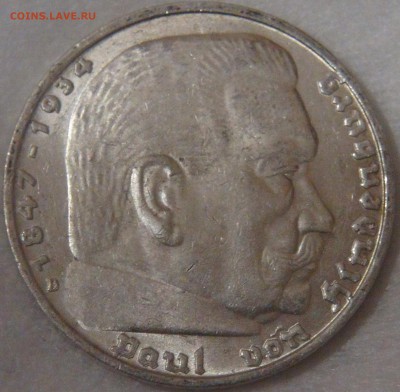 Германия-Третий рейх 5 рейхсмарок 1939 D 2.08.18 (чт. 22-30) - DSC08881.JPG