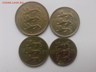 ЭСТОНИЯ 5 с- 1992, 10 с- 1997,1998, 50 с-1992 до 5.08.18 - IMG05241