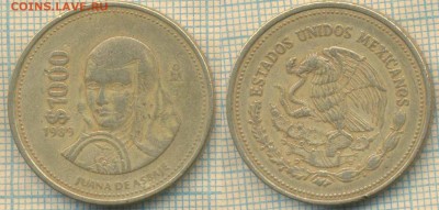Мексика 1000 песо 1989 г., до 06.08.2018 г. 22.00 по Москве - Мексика 1000 песо 1989  3106
