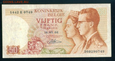 БЕЛЬГИЯ 50 франков 1966г. до 02.08.18г 22.30 МСК - Копия (4) Image3