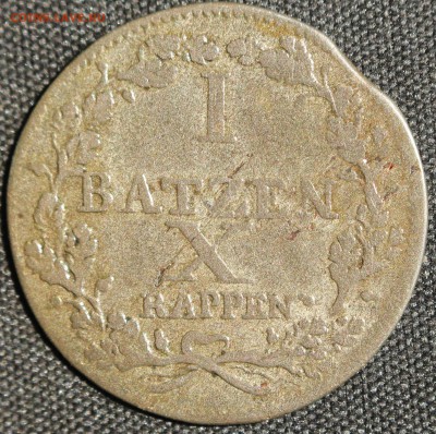 С РУБ.ШВЕЙЦАРИЯ КАНТОН  ЛЮЦЕРН 1 Batzen 1809г. до 6.08.в 22 - IMG_3367.JPG