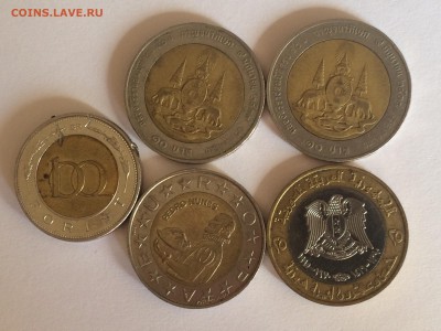 Биметалл инострань,Португалия,ФР,Польша,Азия(9шт)до 5.08 - image