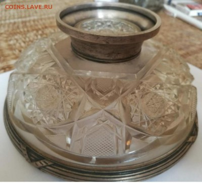 Ваза для фруктов хрусталь,серебро 84 пр.К.Фаберже.диаметр 22 - D7mbcEIUb2o