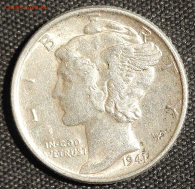 С РУБ. USA ONE DIME 1941г. МЕРКУРИ до 7.08. в 22-00 - IMG_3363.JPG