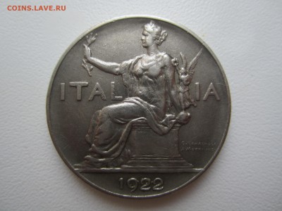 Италия, 1 лира 1922 с 80 ₽ до 5.08.18 22.00 МСК - IMG_6859.JPG