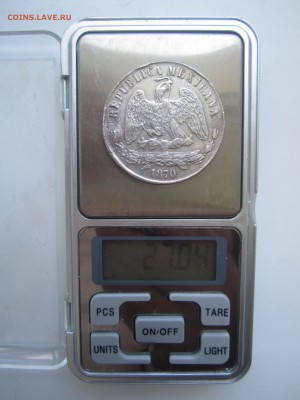 Мексика, 1 песо 1870 с 2100 ₽ до 5.08.18 22.00 МСК - IMG_2072.JPG