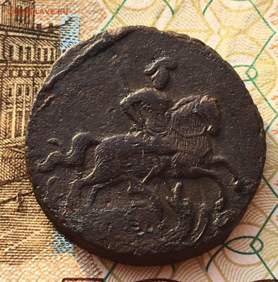 Копейка 1758 год (толстая),оценка интерес . - 3D323BEF-8BA9-4F43-9527-DDCF90C7D53E
