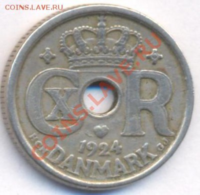 Дания 10 эре 1924 г. До 6.05.11 г. 20-00 МСК. - Дания.1
