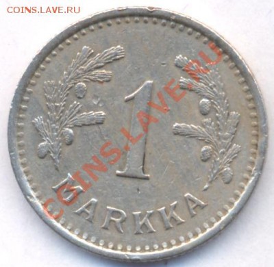 Финляндия 1 марка 1937 г.  До 6.05.11 г. 20-00 МСК. - Финляндия 1