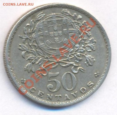 Португалия 50 центавос 1956 г. До 6.05.11 г. 20-00 МСК. - Португалия.1