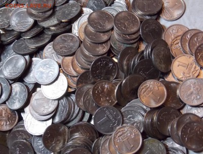 1 копейка ассорти разные года и дворы 1000 шт. одним лотом - 1.2