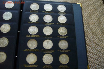Альбом монеты ФРГ - 5, 10 марок + евро и прочее - P1880069.JPG