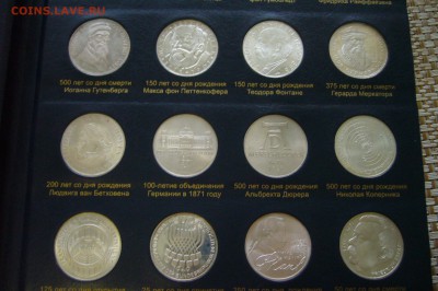Альбом монеты ФРГ - 5, 10 марок + евро и прочее - P1880054.JPG