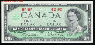 КАНАДА 1 ДОЛЛАР 1967 UNC - 5 001