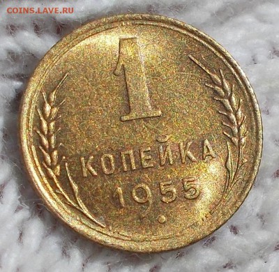 1 копейка 1955 штемпельный БЛЕСК до 13.08.2018 в 22-00 мск - DSCN1116