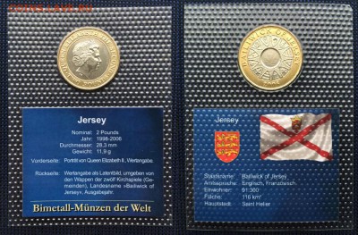 биметалл Джерси 2 фунта 2006 BUNC блистер тираж 3500 !!! - bimetall_dzhersi_2_funta_2006_gologramma_bunc_blister_v_zapajke_redkaja_tirazh_3500_shtuk