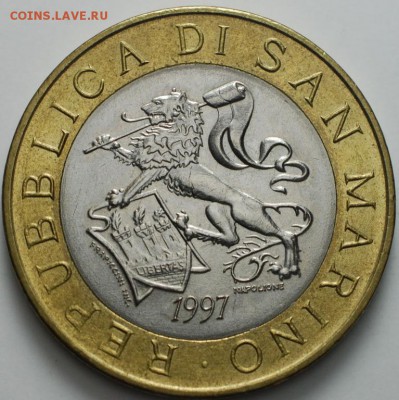 биметалл Сан Марино 1000 лир 1997 - bimetall_san_marino_1000_lir_1997 (1)