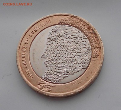 биметалл Великобритания 2 фунта 2012 Чарльз Диккенс - bimetall_velikobritanija_2_funta_2012_200_let_so_dnja_rozhdenija_charlza_dikkensa