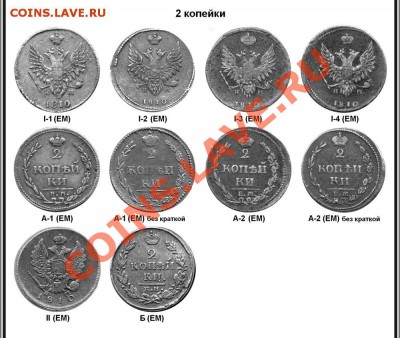 Определите разновид 2 коп 1810 Е.М. - 2 копейки 1810-30 фото