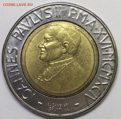 биметалл Ватикан 500 лир 1994 UNC - bimetall_vatikan_500_lir_1994_unc (1)