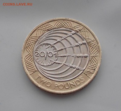 биметалл Великобритания 2 фунта 2001 радио - bimetall_velikobritanija_2_funta_2001_100_let_transatlanticheskomu_radio