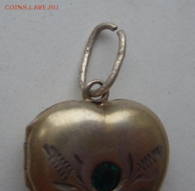 кулон медальон в виде сердца. серебро. до 11.08. - 2222.JPG