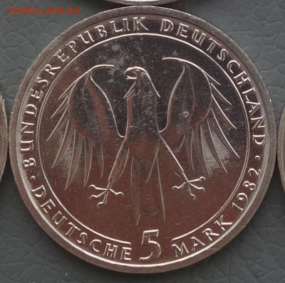 5 марок Гёте 1982 до 10.08 в 22 - brd16