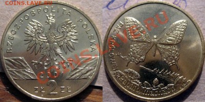 Польша 2zl. 2001г. Махаон до 09.05.2011 22-00 ФВ. - Махаон