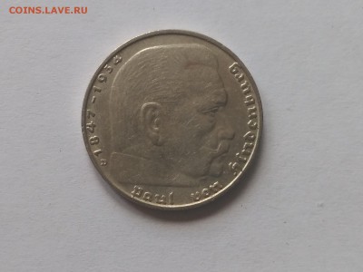 ГЕРМАНИЯ(РЕЙХ),2 рейхсмарки 1937D(Гинденбург)до 13.08.2018 - IMG_20180810_125208