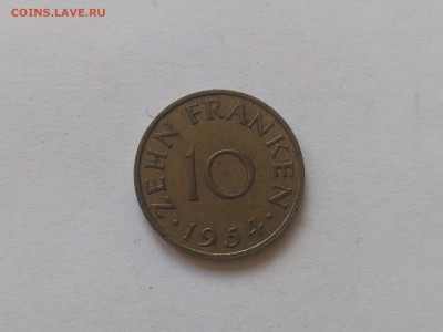 СААР,10 франков 1954г(алюм.бронза) до 12.08.2018 - IMG_20180810_125533