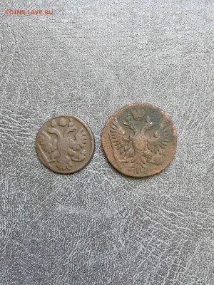 Полушка 1735 года, деньга 1750 года. До 22:00 16.08.18 - F22D36C3-4094-4805-AA1C-D345A85164EA