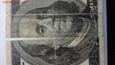 100 $ образца 1996г. порваные - P_20180810_193616