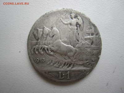 Италия, 1 лира 1913 с 300 ₽ до 12.08.18 22.00 МСК - IMG_5939.JPG