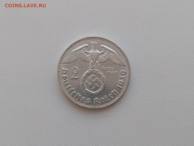 ГЕРМАНИЯ(РЕЙХ),2 рейхсмарки 1939J(Гинденбург)до 13.08.2018 - IMG_20180810_172123