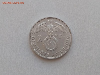 ГЕРМАНИЯ(РЕЙХ),2 рейхсмарки 1939F(Гинденбург)до 13.08.2018 - IMG_20180810_172039