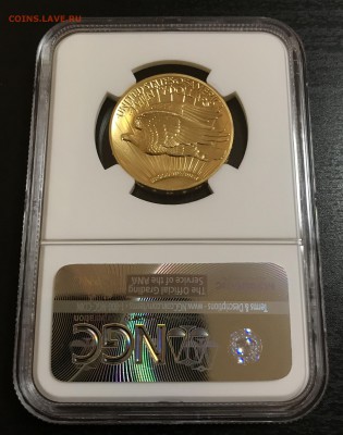 США, 2009 г., 20 долларов, NGC MS70 - EB64DC98-DEC4-4FE6-9B2A-08803608F1C7